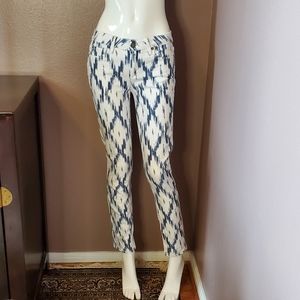 PAIGE Verdugo ultra skinny white & blue jeans 28